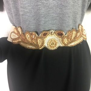 Kimchi Blue stretch beaded belt. Size Medium